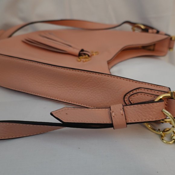 NEW ❤️ C. Wonder Shoulder Bag / Pink Pebbled Leather Cross B… - Picture 2 of 10